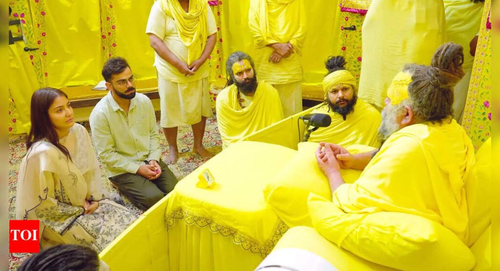 Anushka Sharma embraces minimalism during spiritual visit to Vrindavan with Virat Kohli