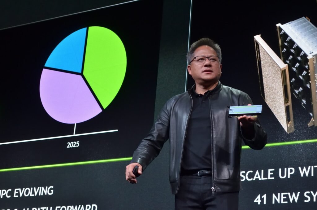 Nvidia’s Jensen Huang applauds US trade moves and warns of China’s AI advances