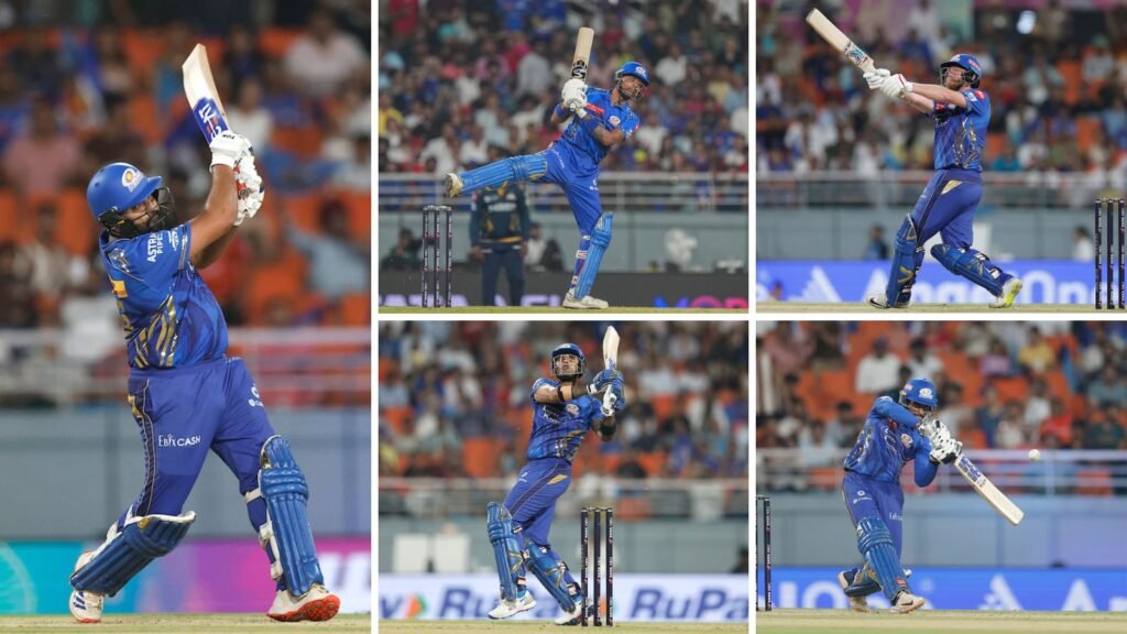 What unique six-hitting record did Mumbai Indians top 5 batters set in IPL 2025 Eliminator win vs Gujarat Titans? | Ipl News