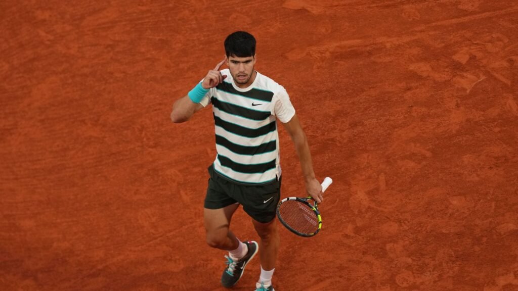 Carlos Alcaraz comes back from the dead to beat Jannik Sinner in all-time great contest to retain French Open men’s singles title | Tennis News