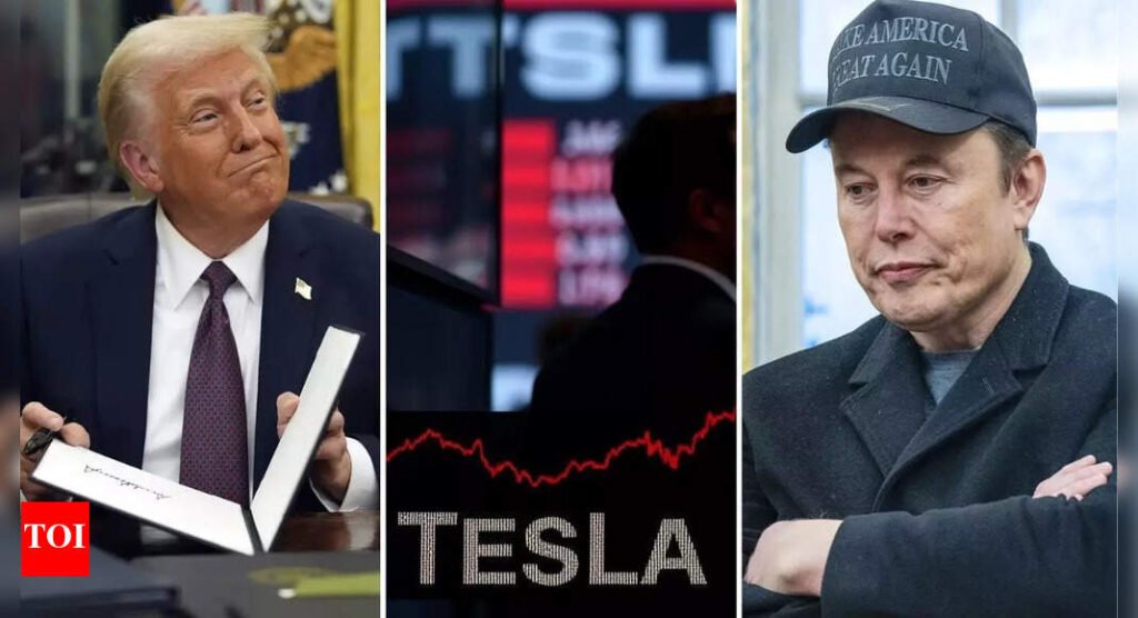 Trump-Musk rift rattles Wall Street; Tesla share slide exposes market fragility; major indexes take a hit