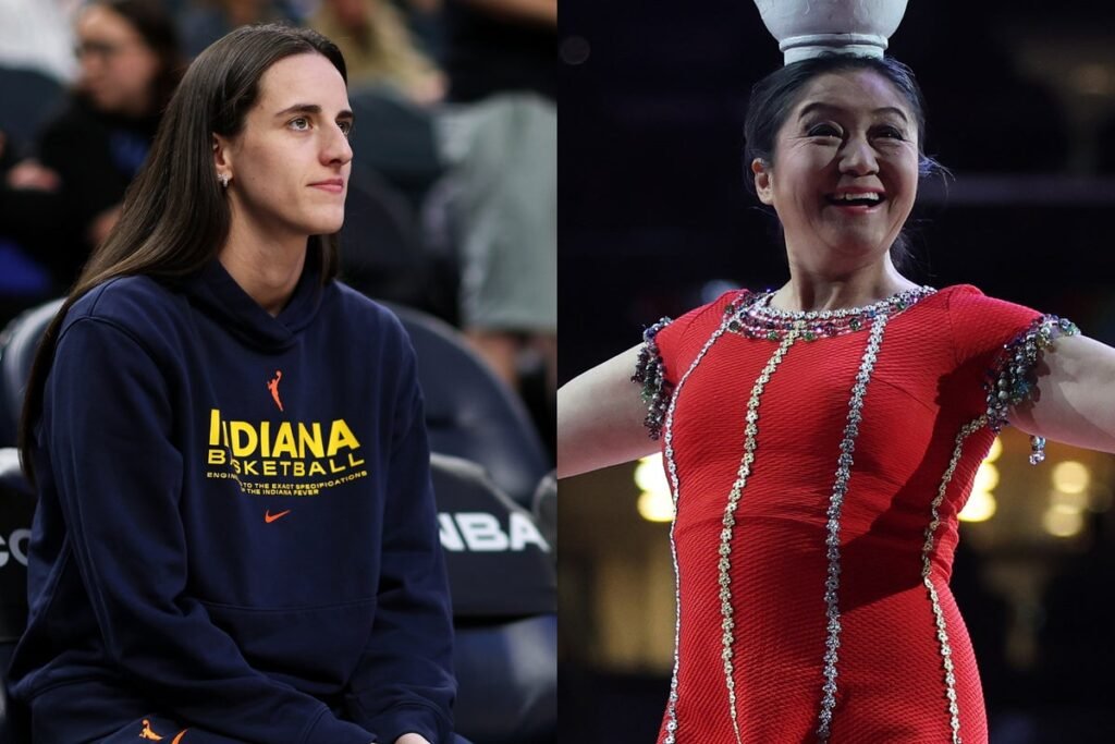 Caitlin Clark sends message to halftime performer Red Panda after she suffered injury falling off unicycle