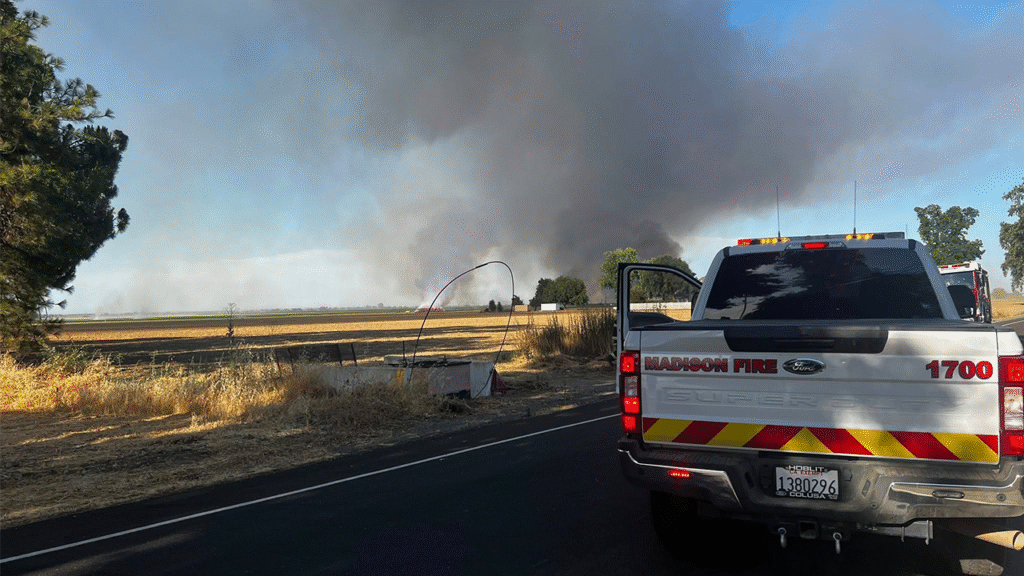 Crews respond to fire, explosions at fireworks facility in California