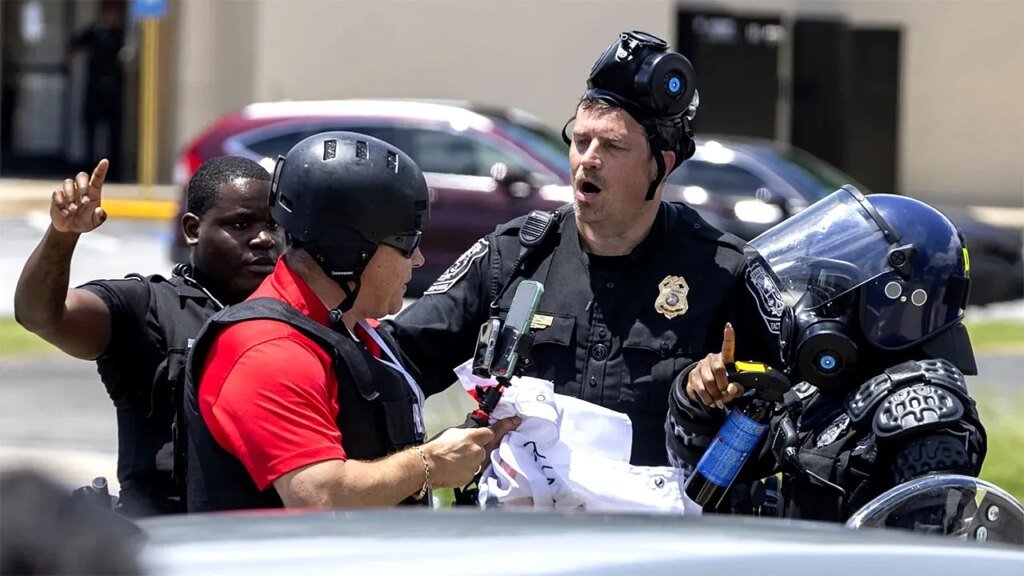 Journalist arrested covering anti-Trump protest now facing deportation